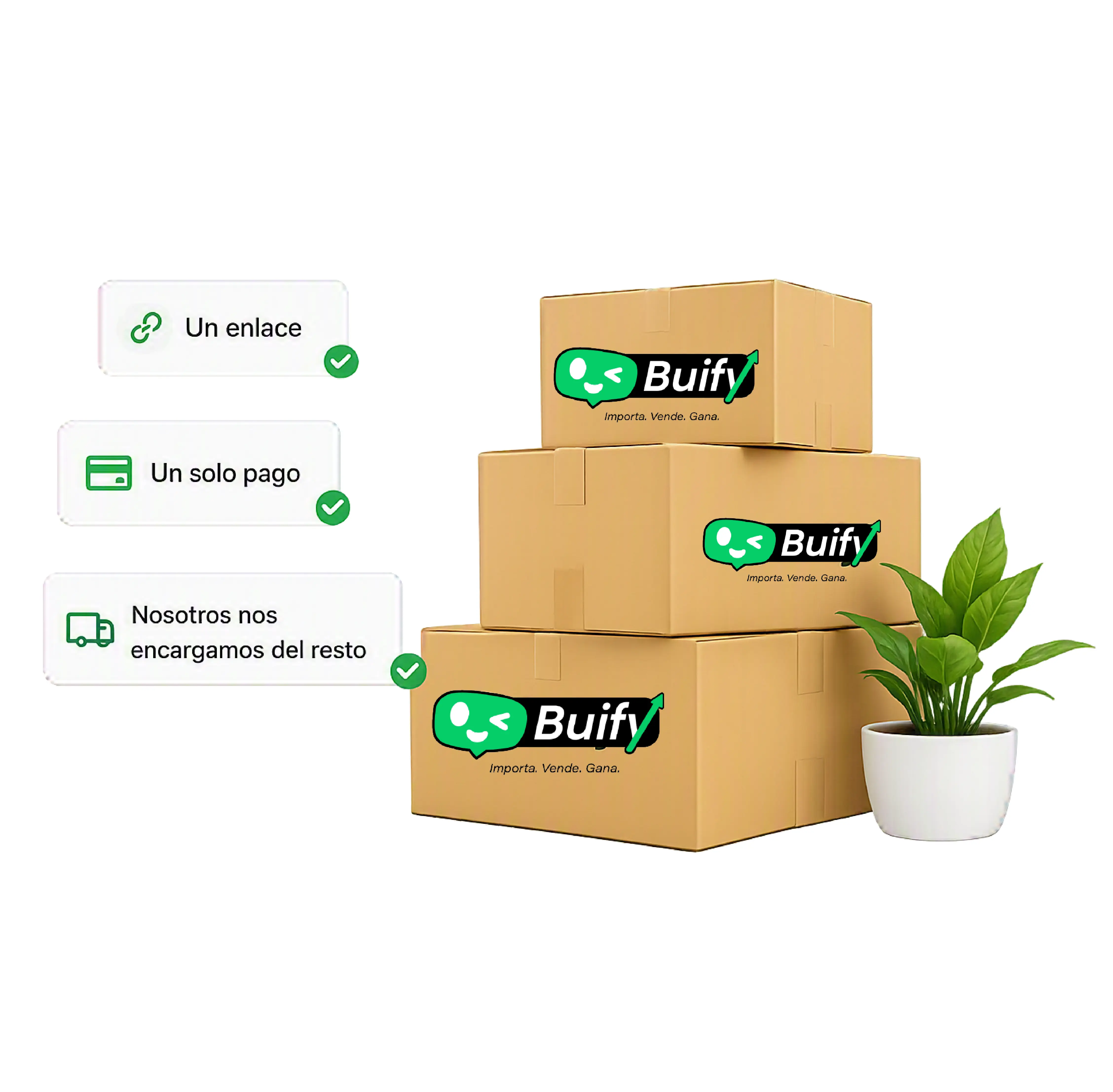 Plataforma Buify para gestionar productos, inventario y ventas